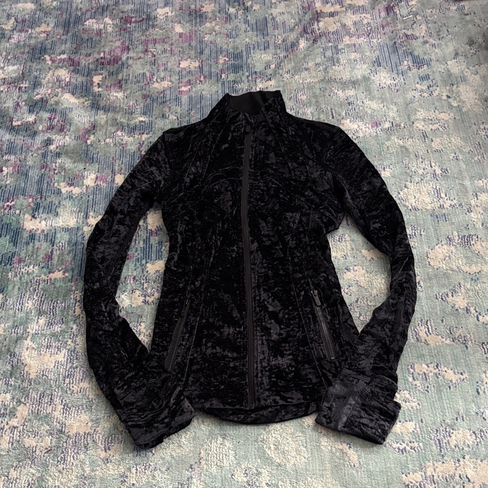 lululemon athletica Black Velvet Define Jacket